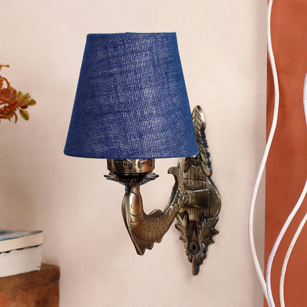 Buy Ziada Stiva Conical Wall Lamp - Blue Wall Lamp from Vaaree