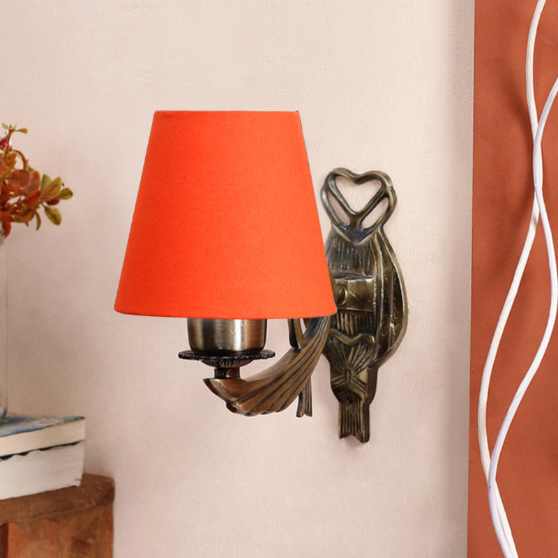 Wall Lamp - Love Gleam Atva Conical Wall Lamp - Orange