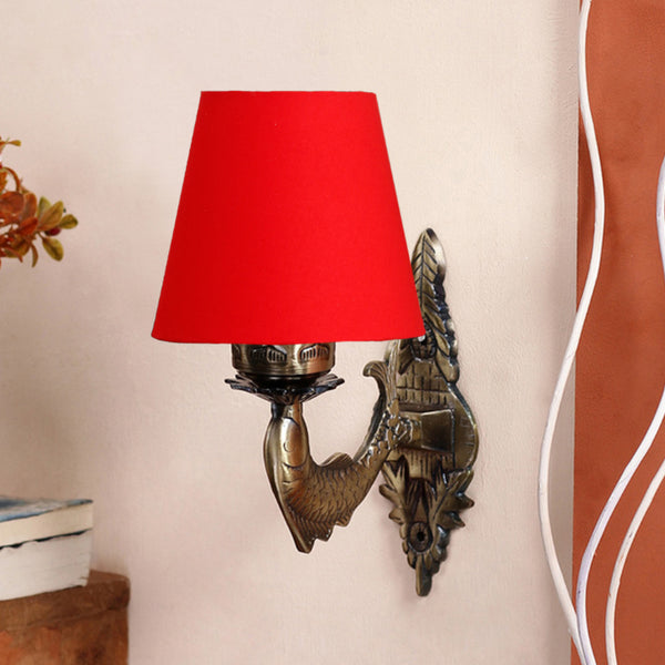 Wall Lamp - Ziada Stiva Conical Wall Lamp - Red