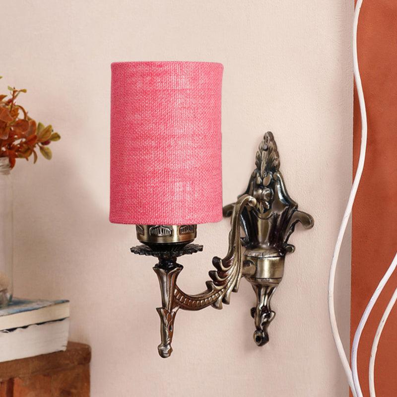 Buy Vista Edrel Cylindrical Wall Lamp - Pink Wall Lamp from Vaaree