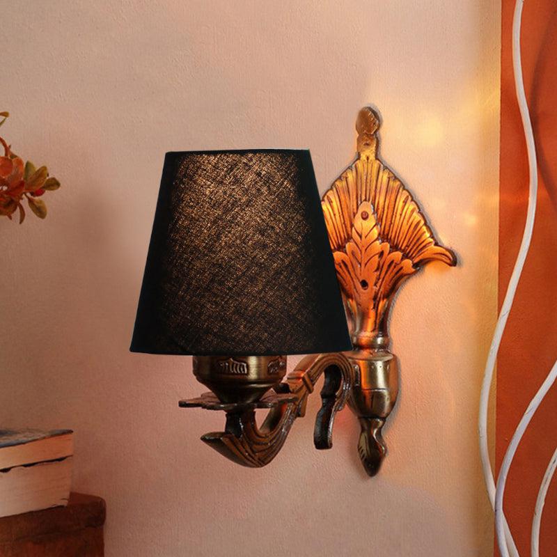 Buy Magda Masique Conical Wall Lamp - Black Wall Lamp from Vaaree