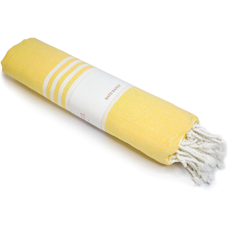 Buy Darsha Bath Towel - Yellow Bath Towels from Vaaree