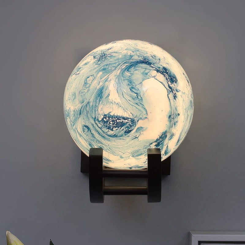 Wall Lamp - Blue Globe Mosaic Wall Lamp