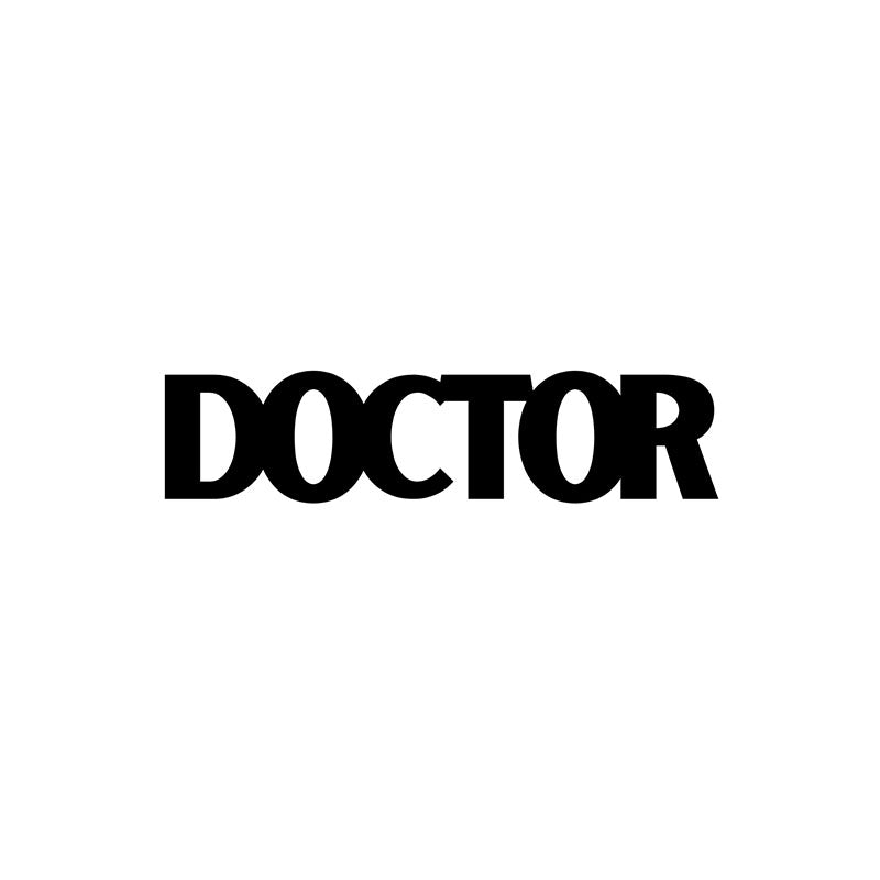 Wall Accents - Doctor Typography Wall Art