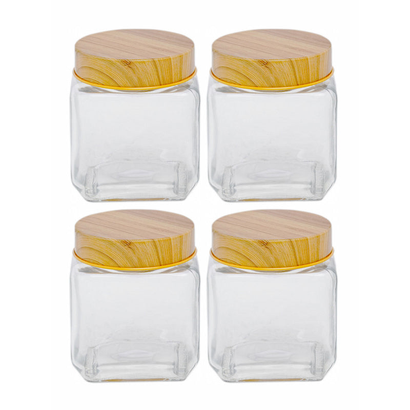 Container - Titan Storage Jar (580 ML) - Set Of Four