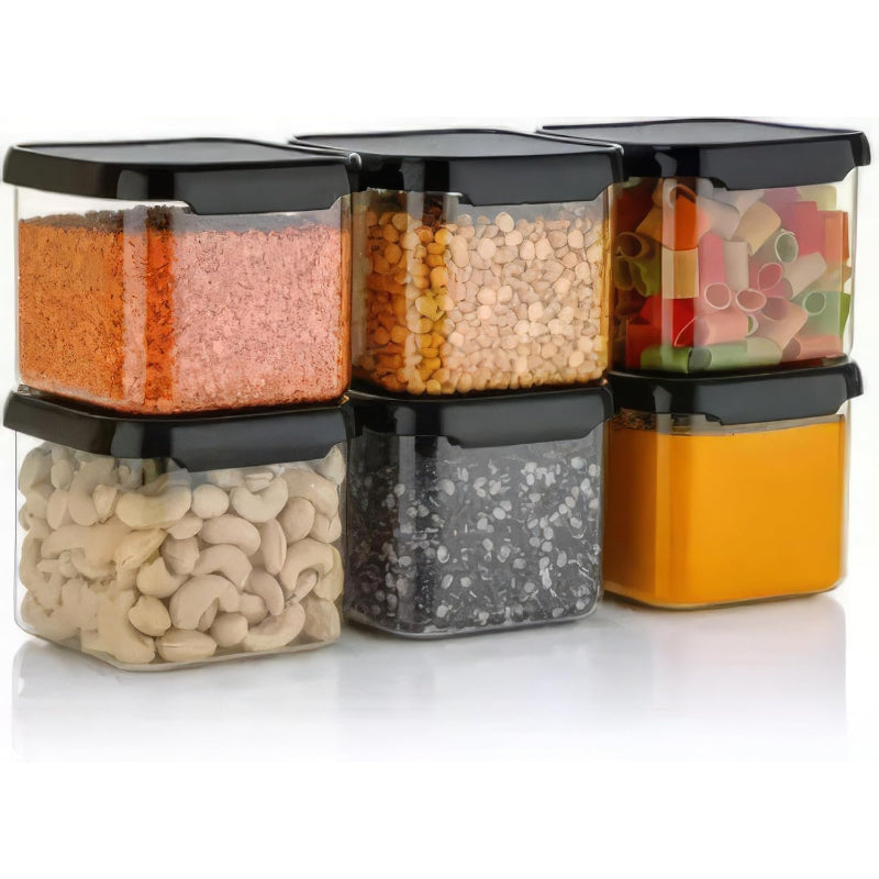 Buy Tomo Airtight Storage Jar (500 ML) - Set Of Six Container from Vaaree