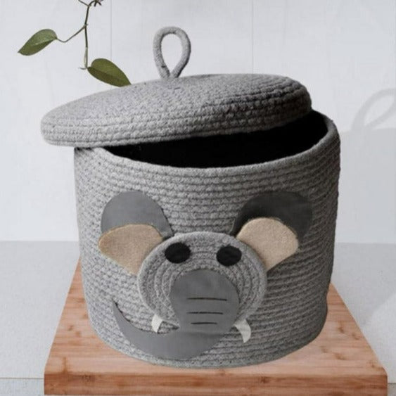 Storage Basket - Cute Elle Natural Fiber Kids Storage Basket