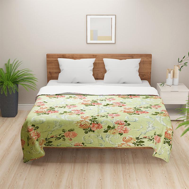 Buy Margot Floral Dohar - Green Dohars from Vaaree