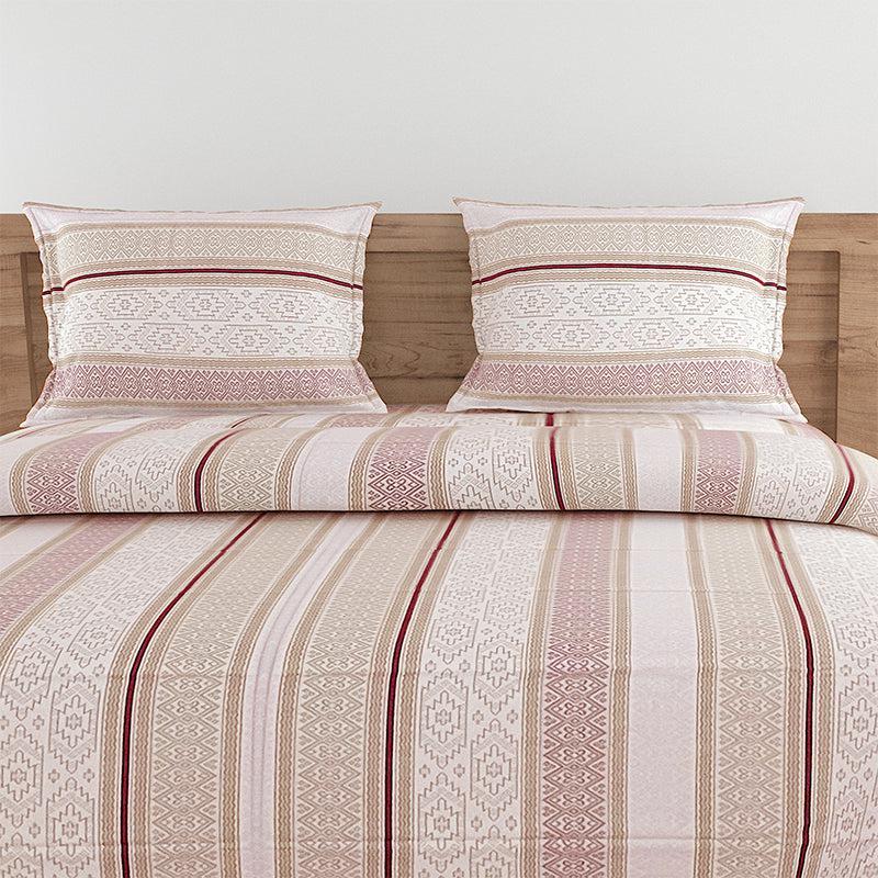 Buy Aurora Striped Bedding Set Bedding Set from Vaaree