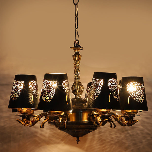 Ceiling Lamp - Candra Etched Vilona Chandelier