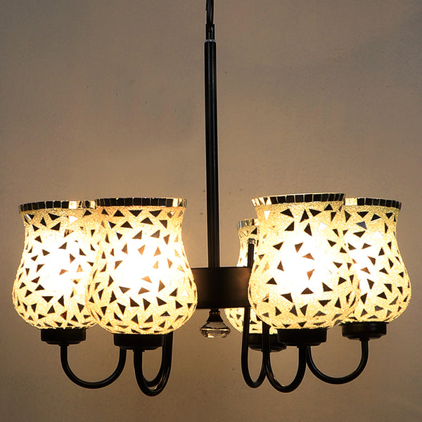 Buy Asta Viya Mosaic Chandelier Ceiling Lamp from Vaaree