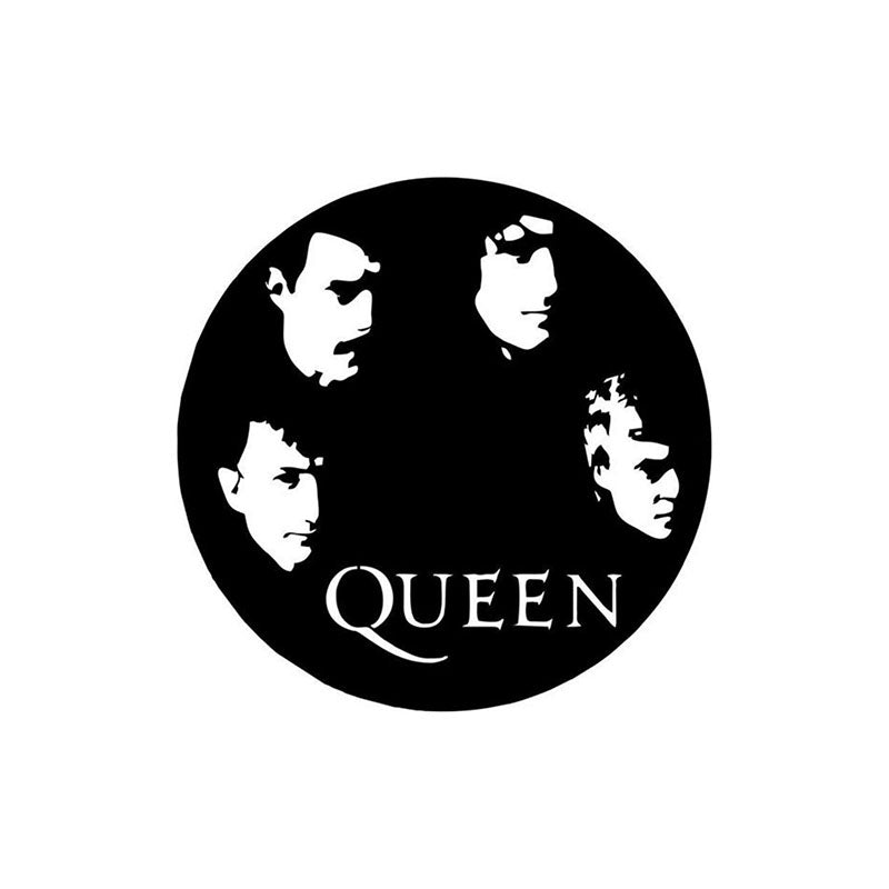 Wall Accents - Queen Rock Black Wall Art