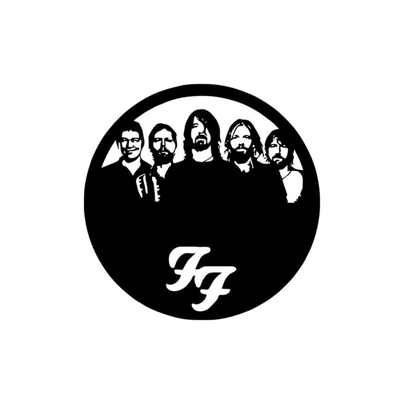 Wall Accents - Foo Fighters Black Wall Art