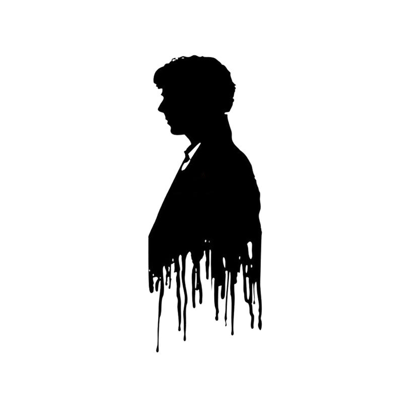 Wall Accents - Sherlock Holmes Detective Black Wall Art