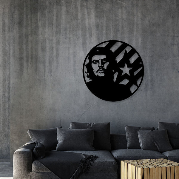 Che Guevara Black Wall Art