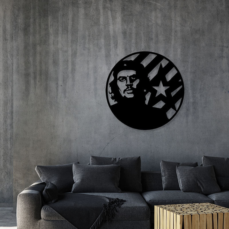 Buy Che Guevara Black Wall Art Wall Accents from Vaaree