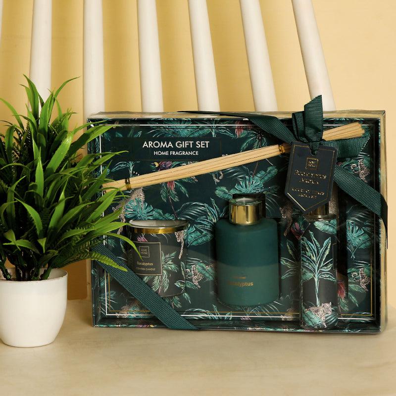 Gift Box - Ectora Eucalyptus Scented Aroma Set - Four Piece Set