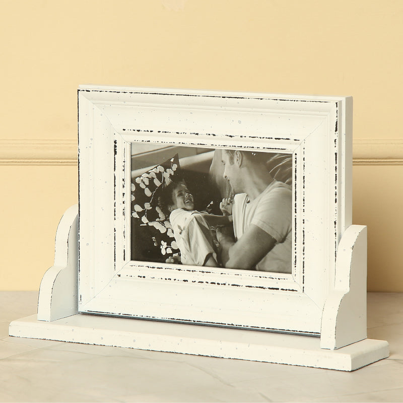 Buy Meso Photo Frame With Wall Shelf - White Photo Frames from Vaaree