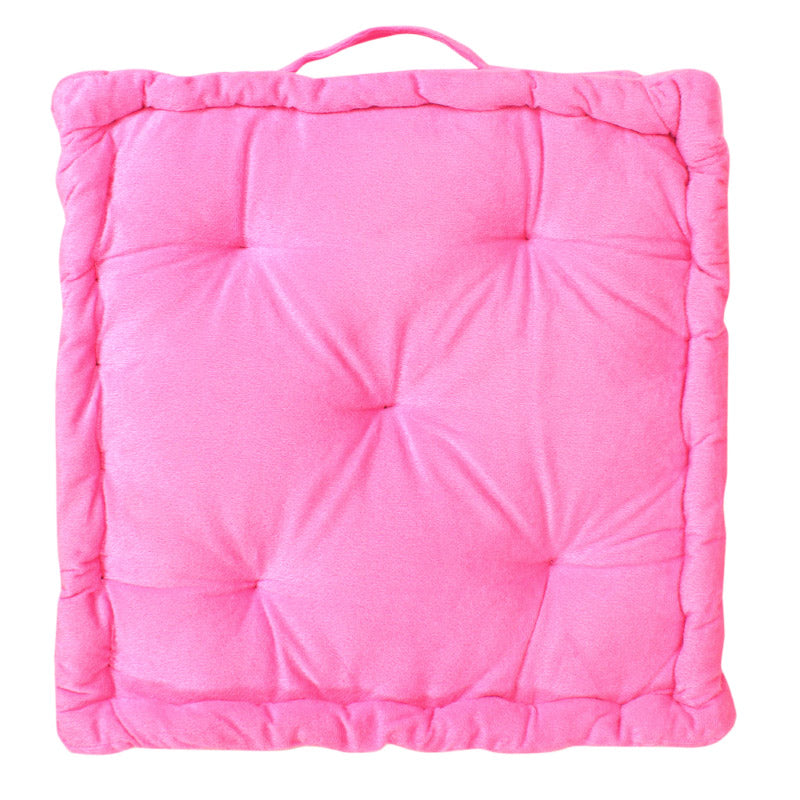 Floor Cushions - Roe Velvet Floor Cushion - Pink