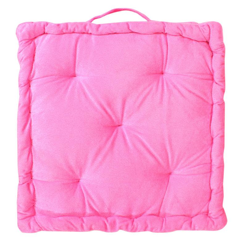 Buy Roe Velvet Floor Cushion - Pink Floor Cushions from Vaaree