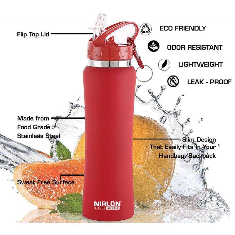 Buy Valento Sipper Water Bottle (Red) - 750 ML Sipper from Vaaree