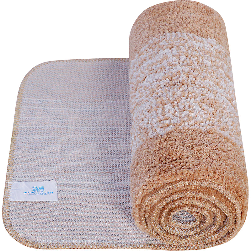 Buy Marvis Anti Skid Bath Mat - Beige Bath Mats from Vaaree