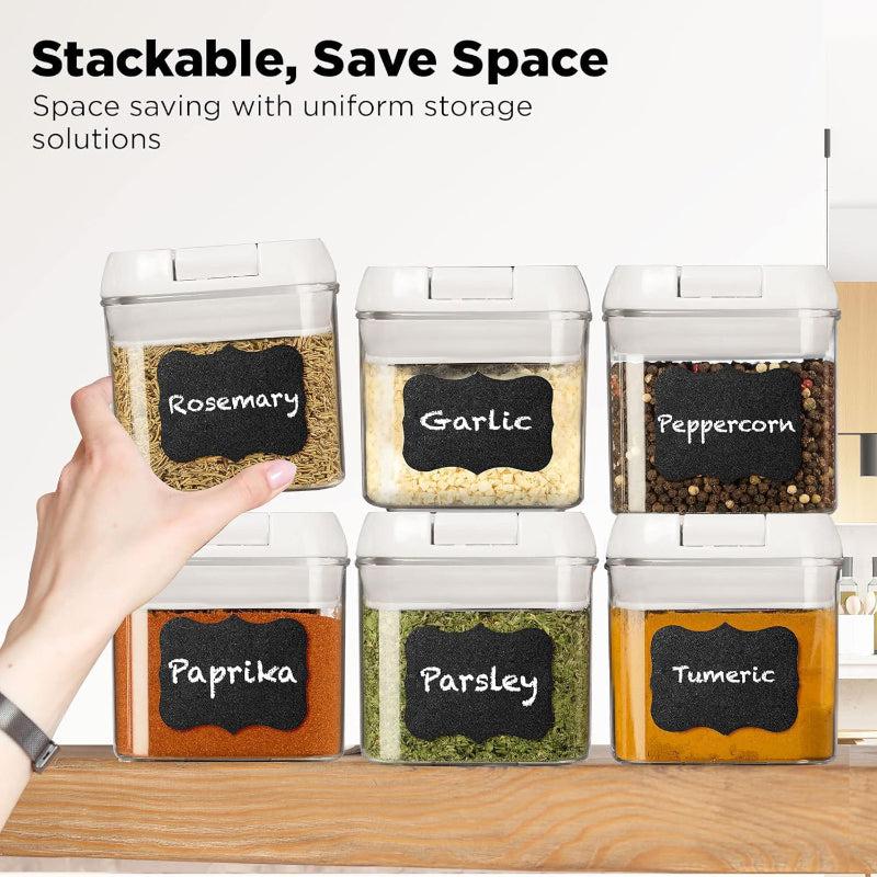 Buy Essentio Airtight Storage Jar - Set Of Eight Container from Vaaree