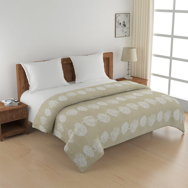 Luna Floral Comforter - Brown