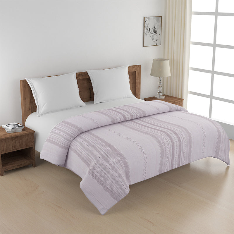 Comforters & AC Quilts - Twila Striped Comforter - Pink