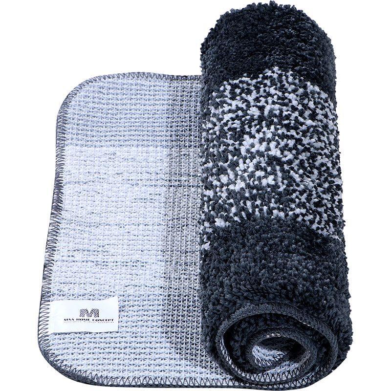 Buy Marvis Anti Skid Bath Mat - Dark Grey Bath Mats from Vaaree