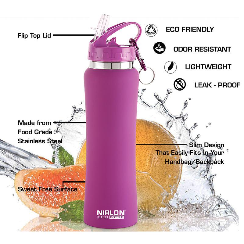 Buy Valento Sipper Water Bottle (Violet) - 750 ML Sipper from Vaaree