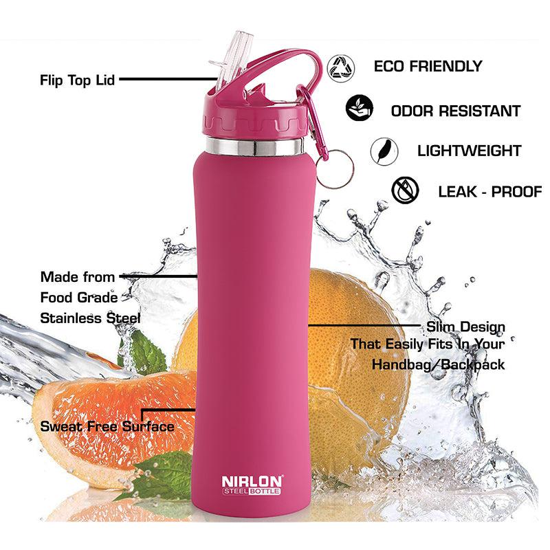 Buy Valento Sipper Water Bottle (Pink) - 750 ML Sipper from Vaaree