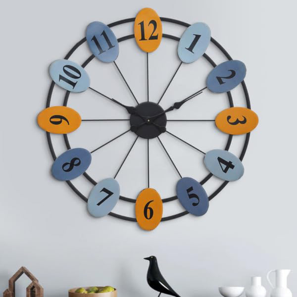 Willa Muticolor Wall Clock