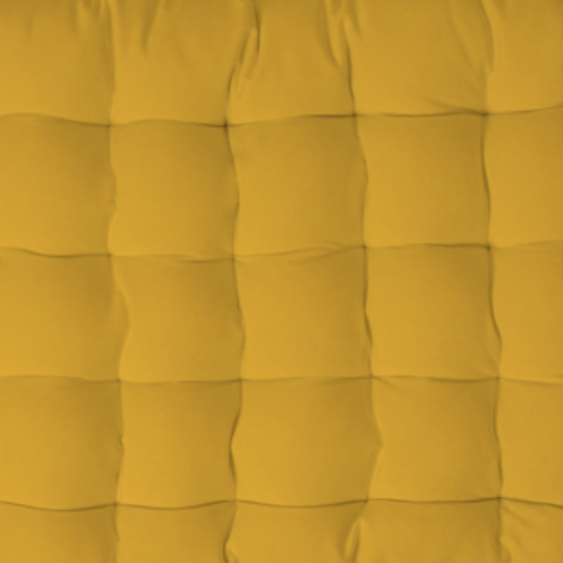 Buy Travis Floor Cushion (Mustard Yellow) - Set Of Two Floor Cushions from Vaaree