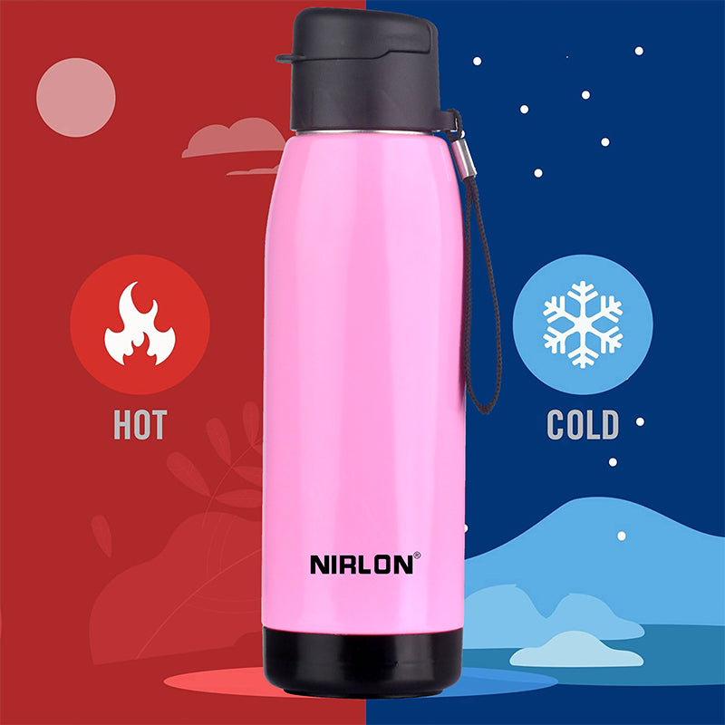 Buy Niora Water Bottle (Pink) - 750 ML Bottle from Vaaree