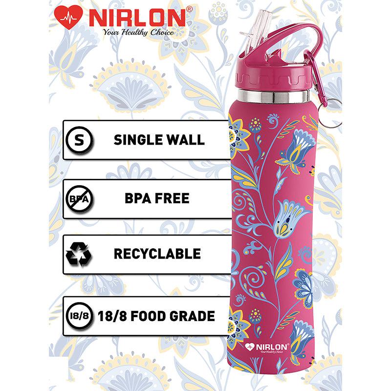 Buy Mosa Floral Sipper Water Bottle - 750 ML Sipper from Vaaree