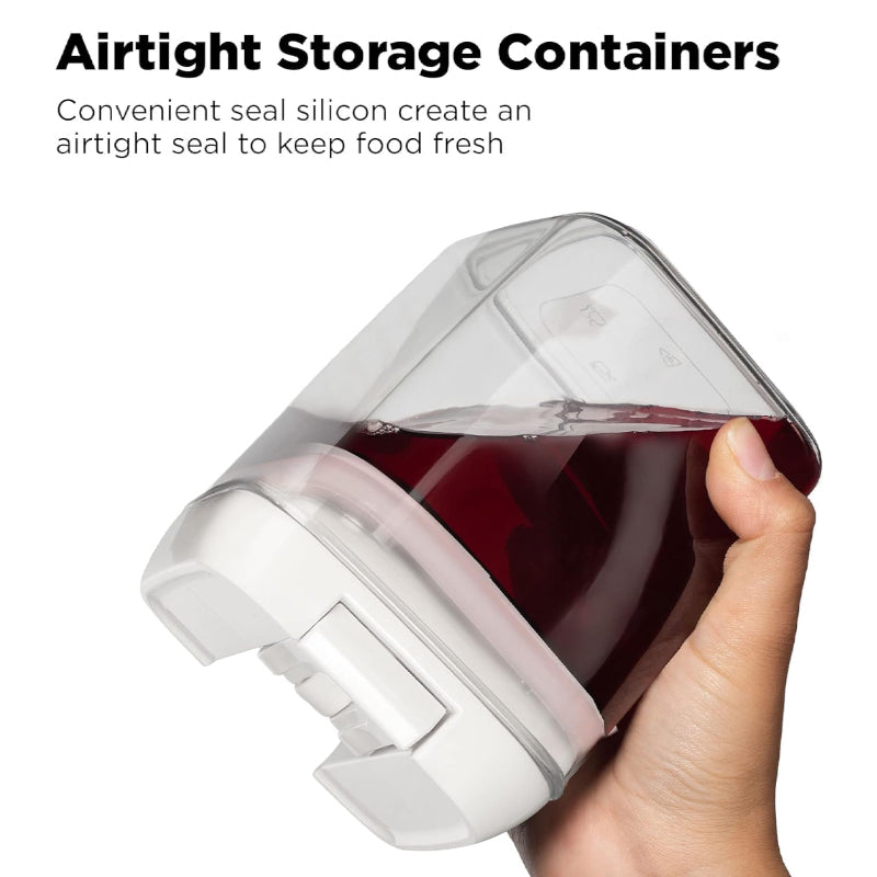 Container - Essentio Airtight Storage Jar - Set Of Six