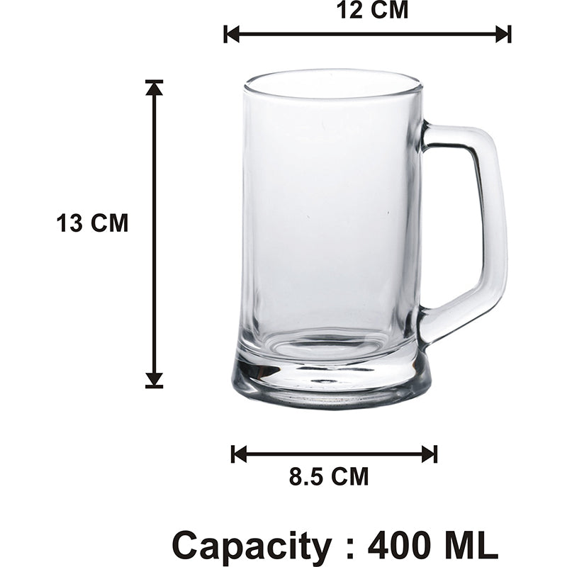 Beer Mug - Donovan Beer Mug (400 ML) - Set Of Two