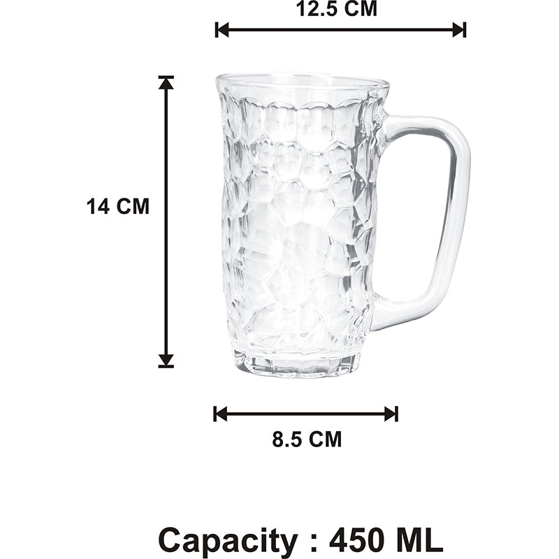 Beer Mug - Roscoe Beer Mug (450 ML) - Set Of Two