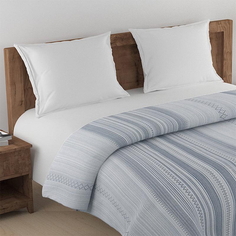 Buy Twila Striped Comforter - Blue Comforters & AC Quilts from Vaaree