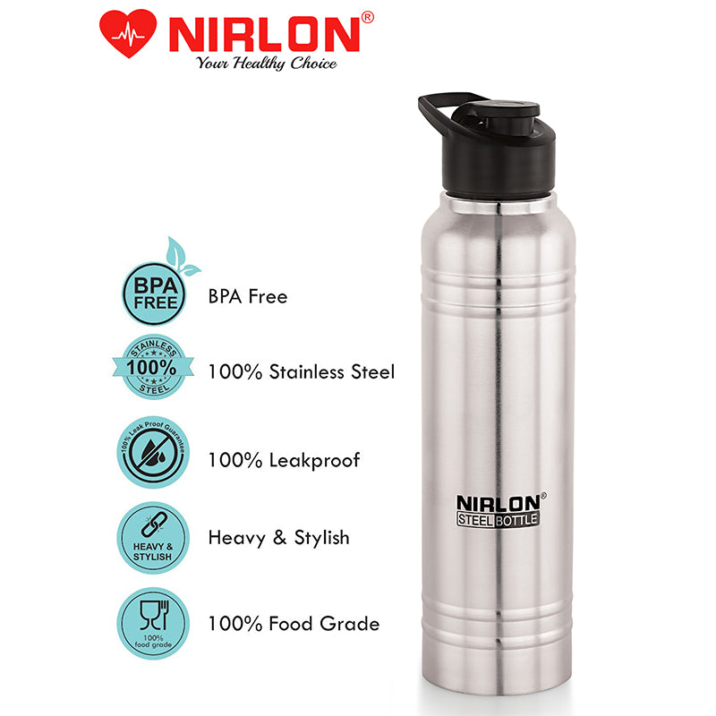 Buy Rusca Stainless Steel Water Bottle - 1000 ML Bottle from Vaaree