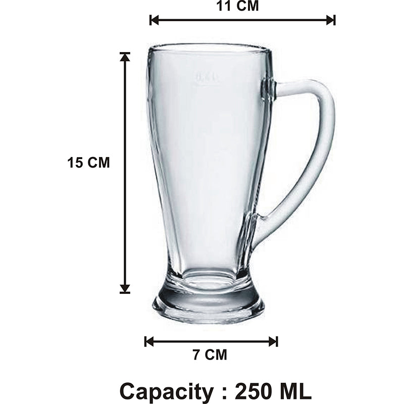 Beer Mug - Percival Beer Mug (250 ML) - Set Of Two