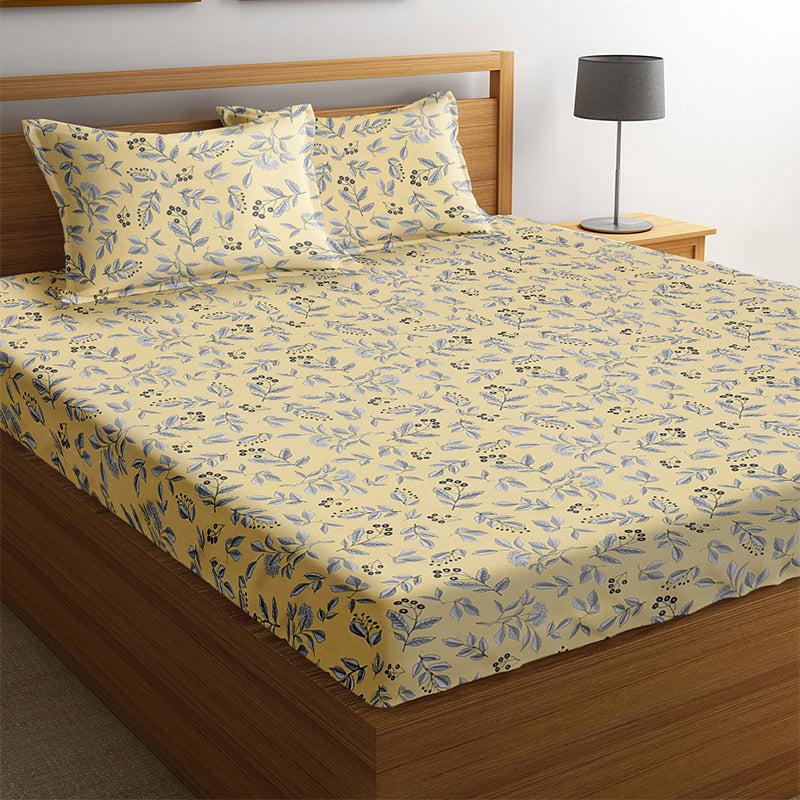 Buy Cruz Floral Bedsheet Bedsheets from Vaaree