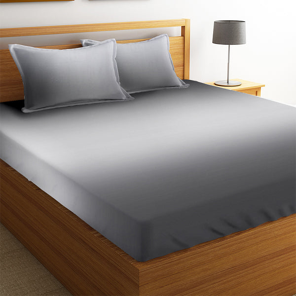 Bedsheets - Silas Solid Bedsheet - Grey