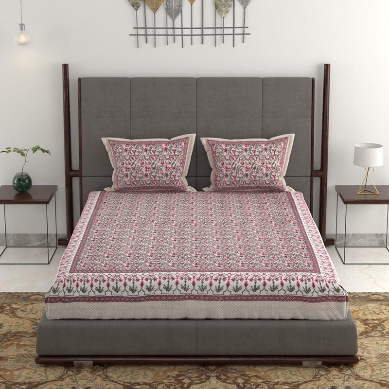 Buy Quilo Ethic Bedsheet - Brown Bedsheets from Vaaree