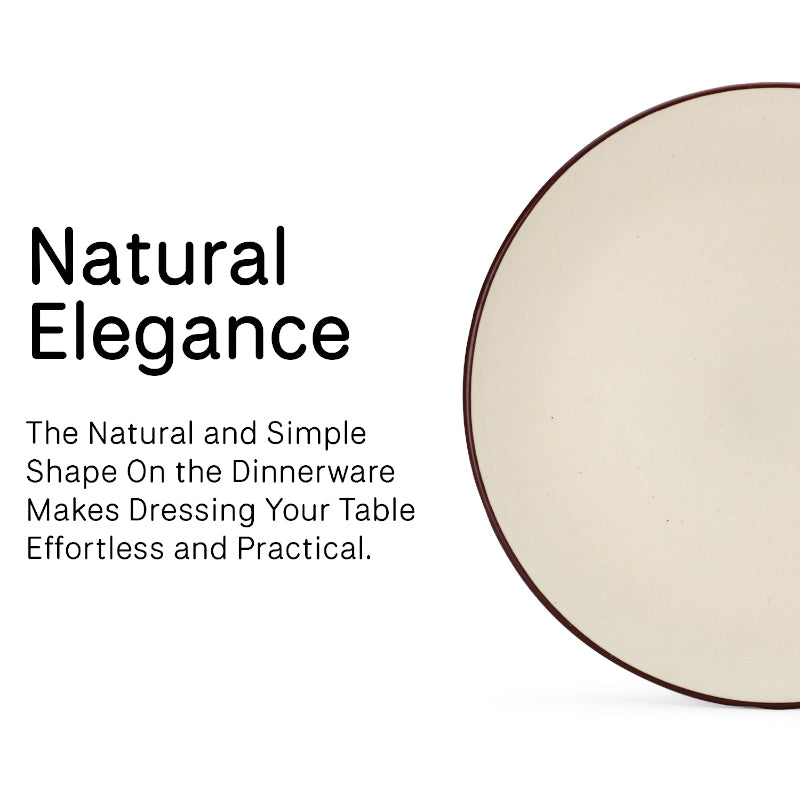 Dinner Set - Riddo Dinnerware (Off White) - Eight Piece Set