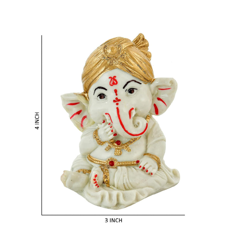 Buy White Bal Ganesha Idol Idols & Sets from Vaaree