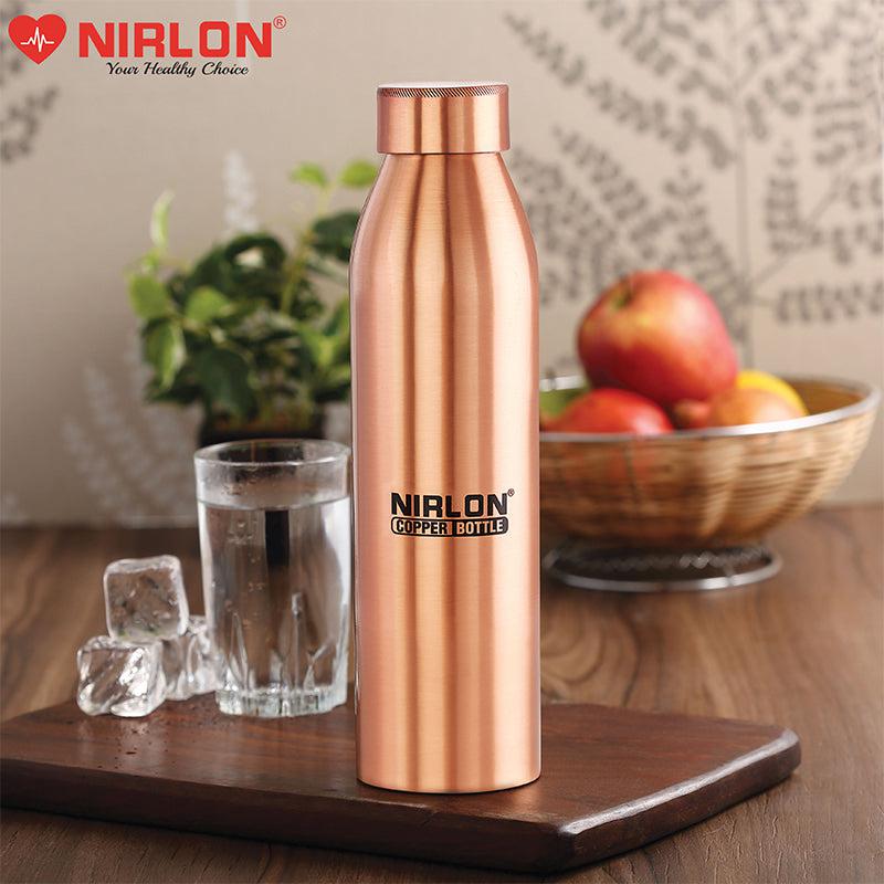 Buy Trivana Copper Water Bottle - 950 ML Bottle from Vaaree