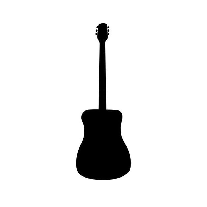 Wall Accents - Guitar Love Black Wall Art