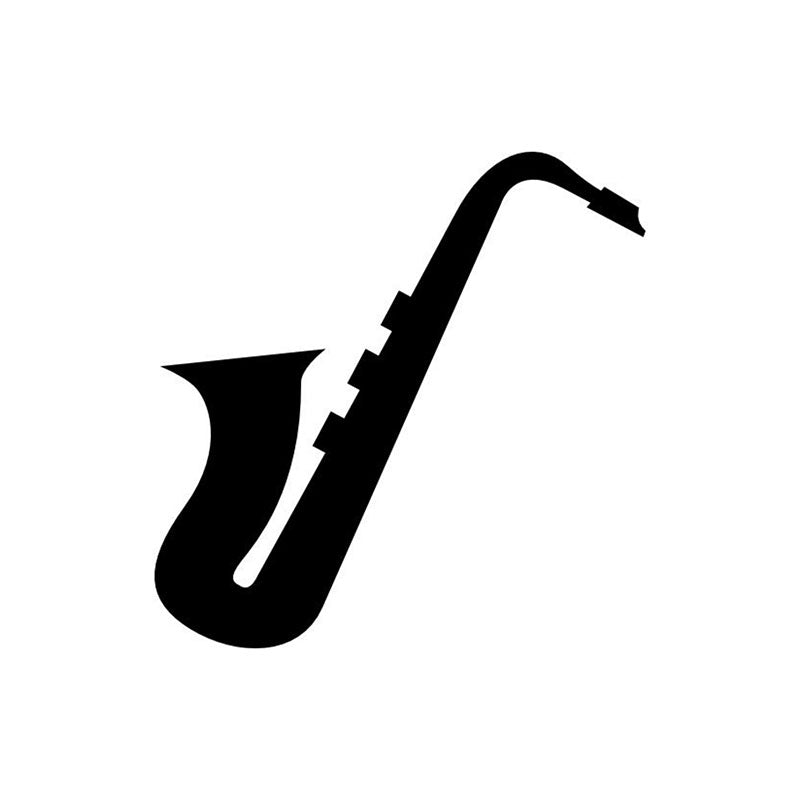 Wall Accents - Saxophone Black Wall Art